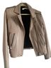 IRO 100% Calf Leather Tan Leather Jacket Size 6 - photo 1
