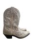 Laredo 100% Leather Silver Blue Boots Size 6 1/2 - photo 1