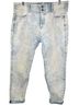 Apt. 9 Solid Blue White Jeans Size 16 - photo 1