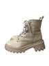Schutz Camo Tan Gray Ivory Boots Size 6 1/2 - photo 3