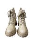 Schutz Camo Tan Gray Ivory Boots Size 6 1/2 - photo 4