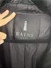 Rains 100% Polyester Solid Black Coat Size S - photo 3
