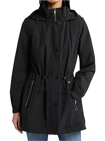 Rains waterproof puffer Jacket Coat (view 1)