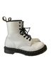 Dr. Martens 100% Leather Solid White Black Boots Size 7 - photo 4