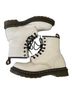 Dr. Martens 100% Leather Solid White Black Boots Size 7 - photo 11