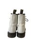 Dr. Martens 100% Leather Solid White Black Boots Size 7 - photo 6