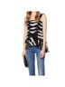 Tory Burch Animal Print Black White Tank Top Size 14 - photo 2