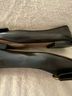 Marc Jacobs 100% Leather Black Gold Flats Size 9 - photo 7