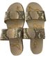 Sam Edelman 100% Leather Snake Print Tan Sandals Size 9 - photo 1