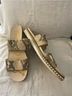 Sam Edelman 100% Leather Snake Print Tan Sandals Size 9 - photo 4