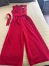 Andrew Marc Red Jumpsuit Size 10 - photo 6