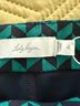 Lady Hagen Chevron-herringbone Teal Black Skort Size 4X - photo 4
