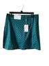 Lady Hagen Chevron-herringbone Teal Black Skort Size 4X - photo 1