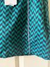 Lady Hagen Chevron-herringbone Teal Black Skort Size 4X - photo 6