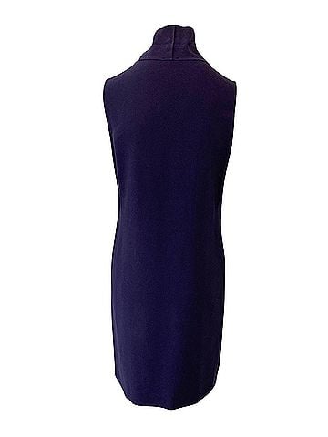 Joseph Joseph Cowl Neck Crepe Dress in Purple Acetate (view 2)