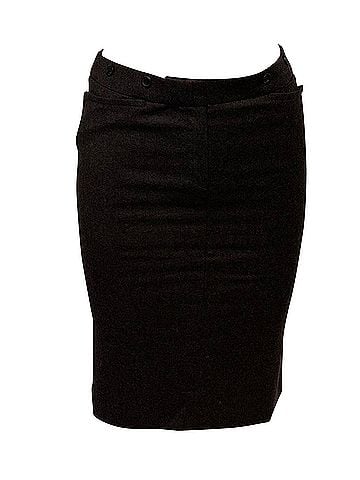 Joseph Joseph Pencil Skirt in Brown Wool (view 2)