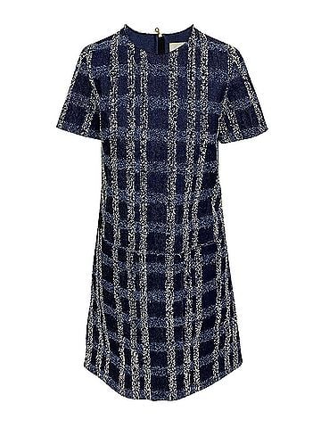 Erdem Erdem Octavia Denim Dress in Blue Cotton (view 1)