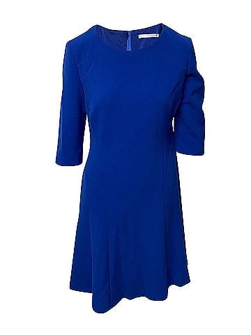 HUGO BOSS Hugo Boss Dasona Dress in Blue Polyester (view 1)