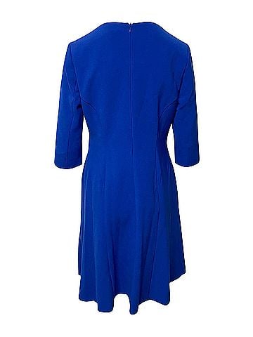 HUGO BOSS Hugo Boss Dasona Dress in Blue Polyester (view 2)
