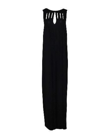 Chloé Chloe Cutout Maxi Dress in Black Silk (view 1)