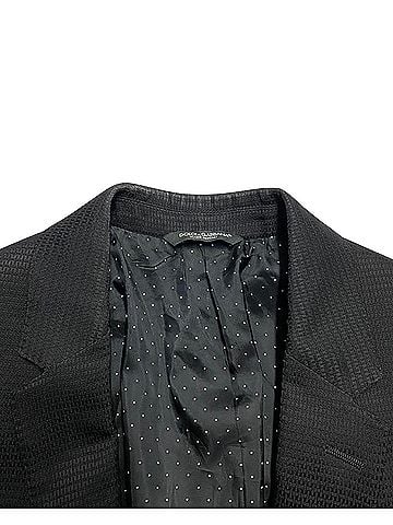 Dolce & Gabbana Dolce & Gabbana Tailored Martini Evening Jacket in Black Wool (view 2)