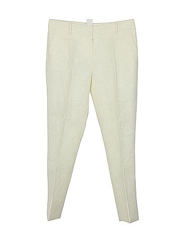 Dolce & Gabbana Dolce & Gabbana Slim Fit Trousers in White Cotton (view 1)