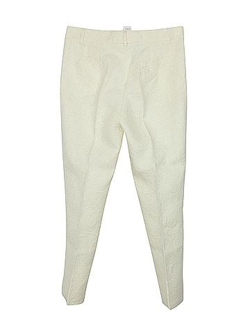 Dolce & Gabbana Dolce & Gabbana Slim Fit Trousers in White Cotton (view 2)