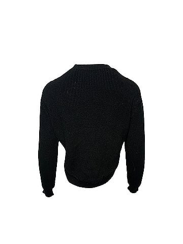 Givenchy Givenchy Cropped Sweater in Black Cotton (view 2)