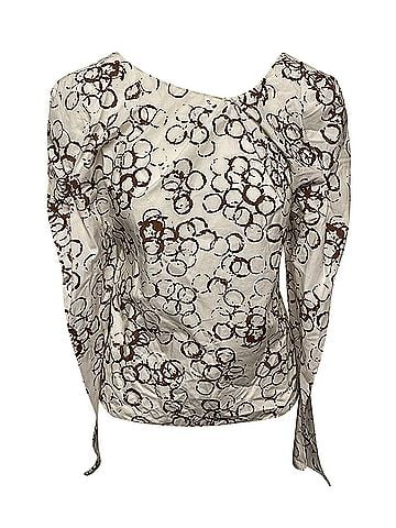 MARNI Marni Patterned Blouse in White Cotton (view 1)