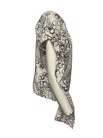 MARNI Marni Patterned Blouse in White Cotton (view 2)