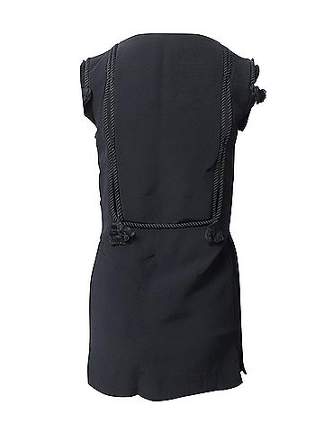 Lanvin Lanvin Mini Dress in Grey Viscose (view 2)