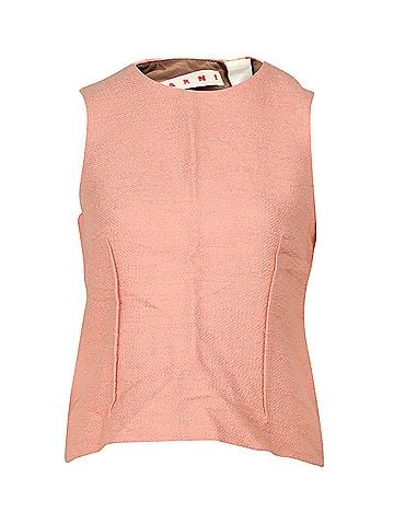 MARNI Marni Sleeveless Top in Pink Wool (view 1)