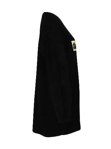 Alexander Wang Alexander Wang Tender Embroidered Sweater Dress in Black Wool (view 2)