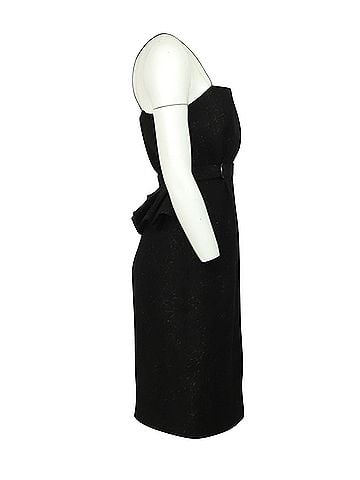 Bottega Veneta Bottega Veneta Belted Shift Dress in Black Viscose (view 2)