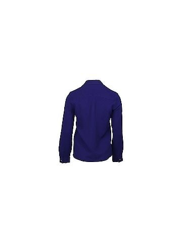 Chloé Chloe Button Down Blouse in Purple Silk (view 2)
