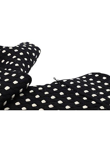 Diane von Furstenberg Diane Von Furstenberg Polka Dot Trench Coat in Black Wool (view 2)