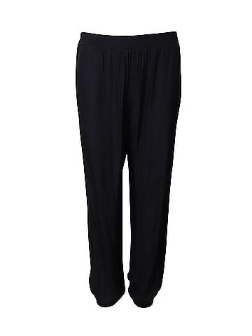 Lanvin Lanvin Elastic Waist Trousers in Navy Blue Polyester (view 1)