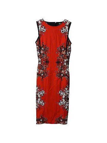Roberto Cavalli Roberto Cavalli Printed Sheath Dress in Multicolor Viscose (view 1)