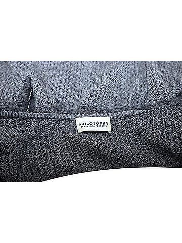 Alberta Ferretti Philosophy di Alberta Ferretti Chain Detail Midi Dress in Grey Wool (view 2)