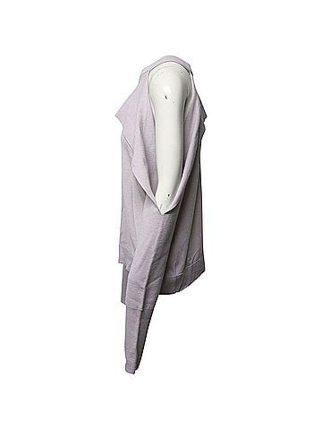 Dion Lee Dion Lee Cold Shoulder Sweater in Grey Merino Wool (view 2)
