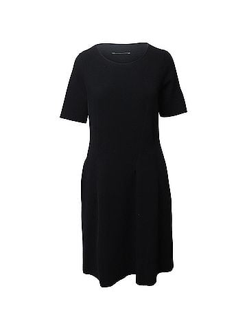 Maison Margiela Maison Margiela MM6 T-Shirt Dress in Black Cotton (view 1)