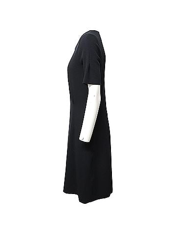 Maison Margiela Maison Margiela MM6 T-Shirt Dress in Black Cotton (view 2)