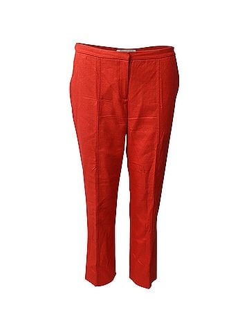 Diane von Furstenberg Diane Von Furstenberg Trousers in Orange Viscose  (view 1)