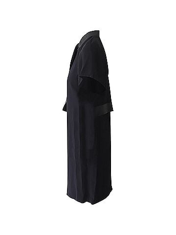 Alexander Wang Alexander Wang Shoulder Flap Dress in Black Viscose (view 2)