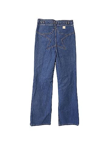 Marc Jacobs Marc Jacobs Boyfriend Jeans in Blue Cotton Denim (view 1)