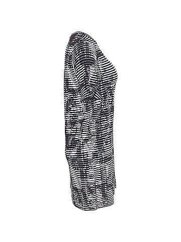 Missoni Missoni Printed Shift Dress in Metallic Viscose (view 2)