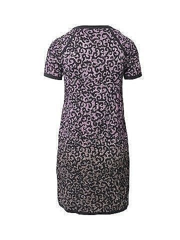 Missoni M Missoni Knitted Dress in Purple Polyamide (view 2)