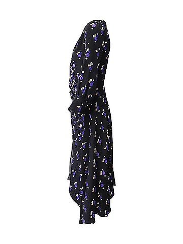 Peter Pilotto Peter Pilotto Printed Wrap Dress in Multicolor Silk  (view 2)