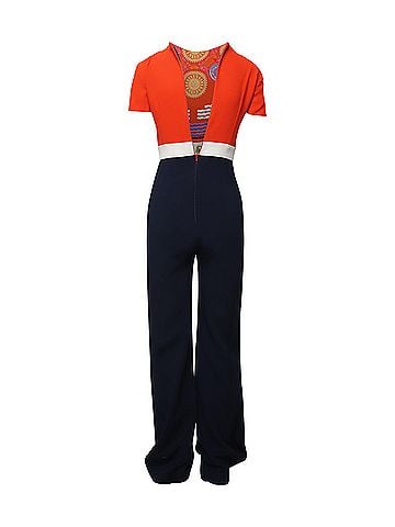 Peter Pilotto Peter Pilotto Embroidered Jumpsuit in Multicolor Polyamide (view 2)