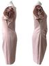 Xscape 100% Polyester Pink Burgundy Cocktail Dress Size 12 - photo 5